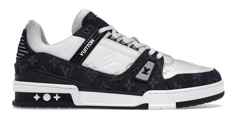 louis vuitton shoes black white.